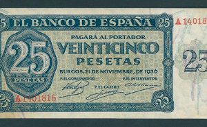 1936 Burgos - Reverso: Casco