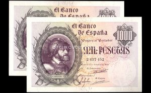 1000 pesetas Octubre 1940, EBC