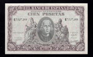 100 Pesetas 1940, serie G, S/C-