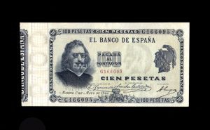 100 Pesetas 1900, serie G, EBC+ anverso