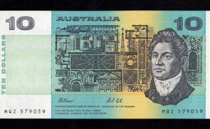 Australia, 10 Dollars 1991, S/C- ( AUNC ) , P.45g