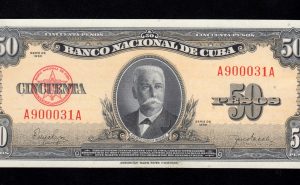 Cuba 50 Pesos 1950, S/C-, P.81a .