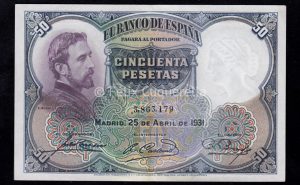50 Pesetas 1931, EBC+