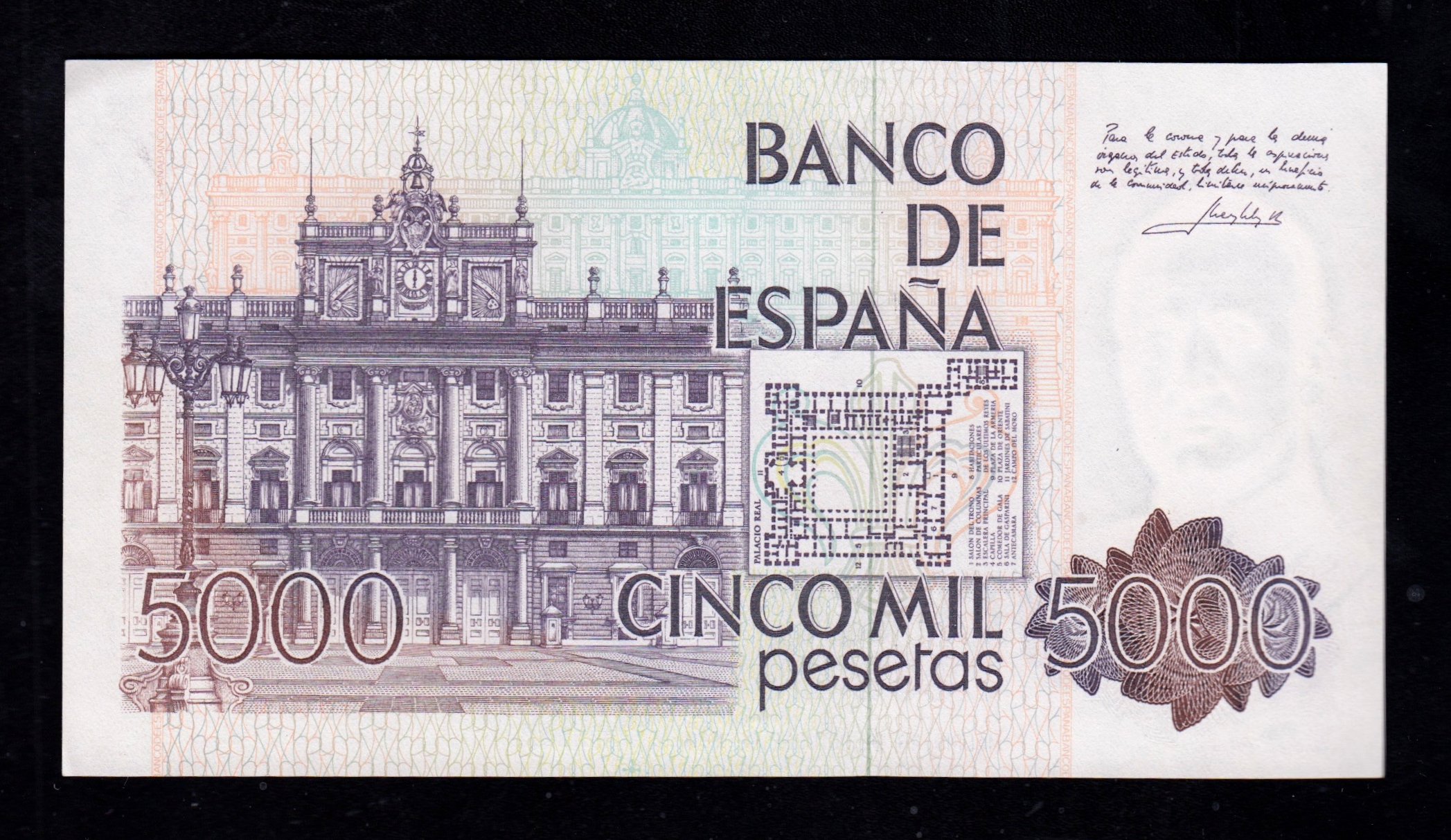 5000 pesetas 1979, sin serie, S/C- 5000 pesetas 1979, sin serie, S/C-