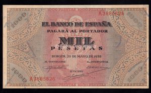 1000 Pesetas 1938, serie A, EBC