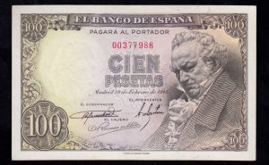 100 Pesetas 1946, sin serie, EBC+