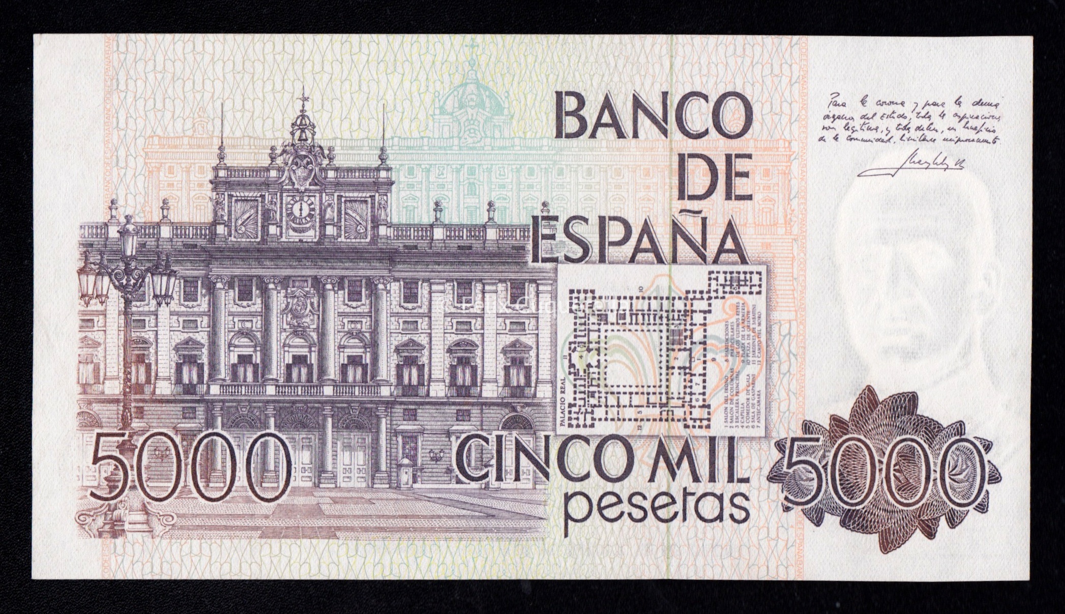 5000 Pesetas 1979, serie 9A, S/C- 5000 Pesetas 1979, serie 9A, S/C-