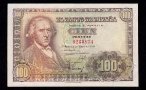 100 Pesetas 1948, sin serie, S/C-