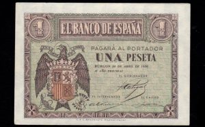 1 Peseta Abril 1938, serie N, S/C-