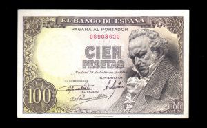 100 Pesetas 1946, sin serie, EBC-, márgenes sucios anverso