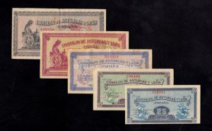 Asturias y León 1936, serie completa, de S/C a MBC