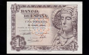 1 peseta 1948, sin serie, S/C-