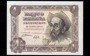 Número bajo, 1 Peseta 1951, sin serie, S/C-