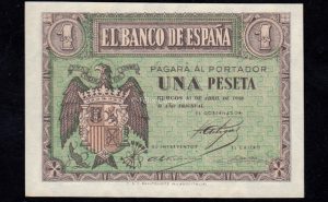 1 Peseta Abril 1938, serie M, S/C