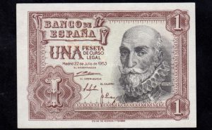1 Peseta 1953, serie B, S/C-
