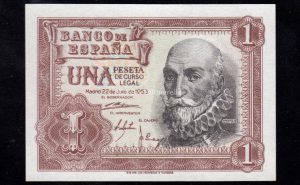 1 Peseta 1953, serie U, S/C