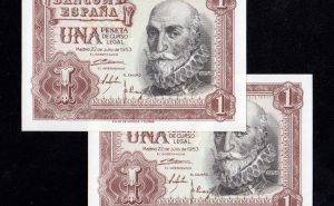 Pareja correlativa 1 Peseta 1953, serie 1C, S/C