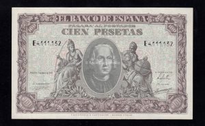 100 Pesetas 1940, serie E, EBC+