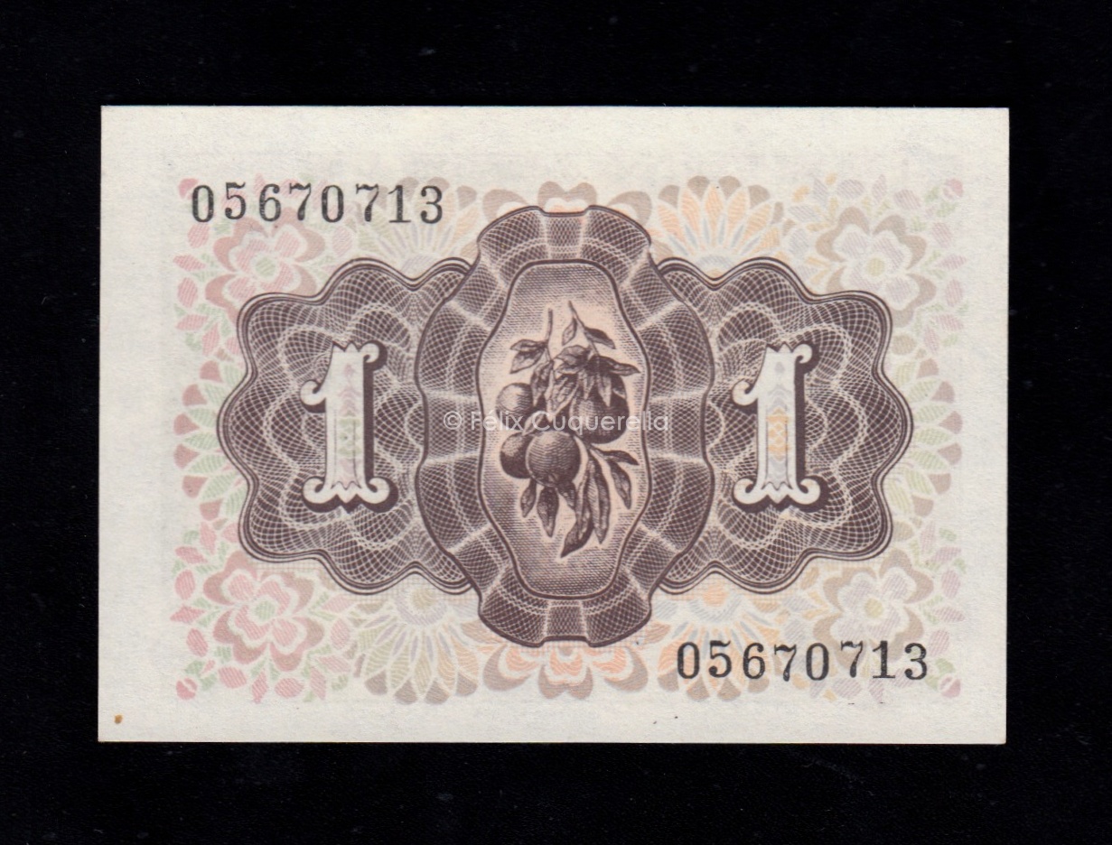 1 peseta 1948, sin serie, S/C, manchita 1 peseta 1948, sin serie, S/C, manchita