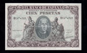 100 Pesetas 1940, serie B, S/C