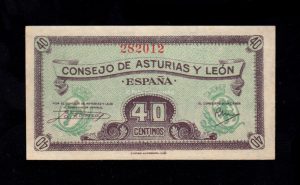 Asturias y León, 40 céntimos, S/C-