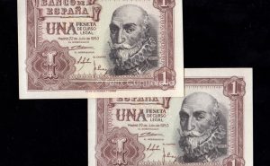 Pareja correlativa 1 Peseta 1953, serie I, S/C-