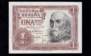 1 Peseta 1953, serie X, S/C