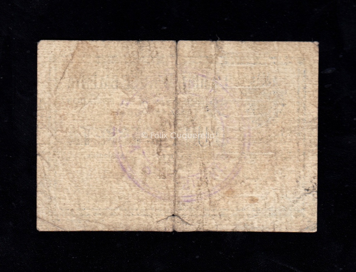 Balenya (Barcelona), 1 peseta, B/C+ Balenya (Barcelona), 1 peseta, B/C+