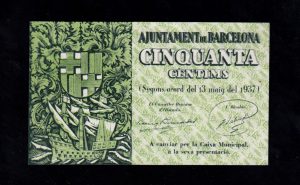 Barcelona, 50 céntimos 1937, S/C-