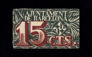 Barcelona, 15 céntimos, S/C-