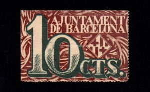 Barcelona, 10 céntimos, S/C