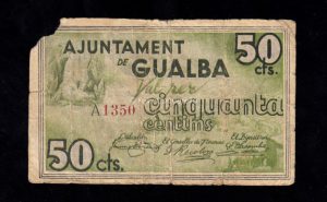 Gualba (Barcelona), 50 céntimos 1937, B/C-