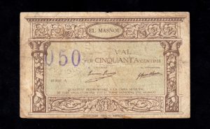 El Masnou (Barcelona), 50 céntimos, MBC-