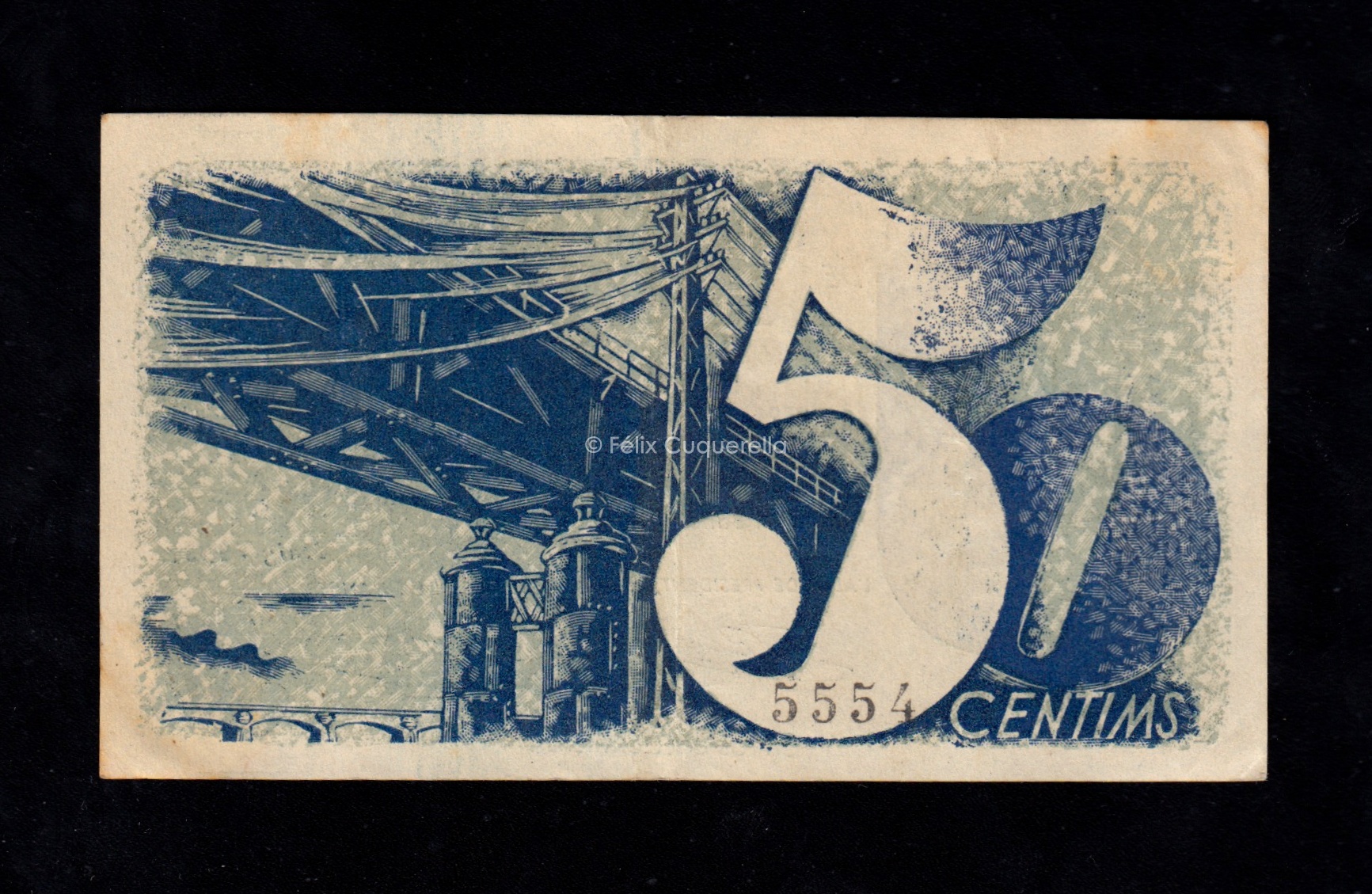 Montcada i Reixac (Barcelona), 50 céntimos 1937, EBC- Montcada i Reixac (Barcelona), 50 céntimos 1937, EBC-