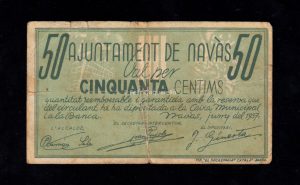 Navàs (Barcelona), 50 céntimos, B/C-