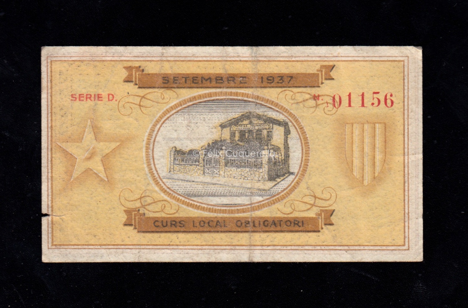 Premià de Mar (Barcelona), 25 céntimos 1937, MBC- Premià de Mar (Barcelona), 25 céntimos 1937, MBC-