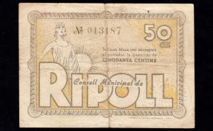 Ripoll (Gerona), 50 céntimos 1937, MBC-