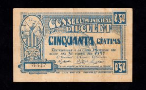 Ripollet (Barcelona), 50 céntimos 1937, MBC-