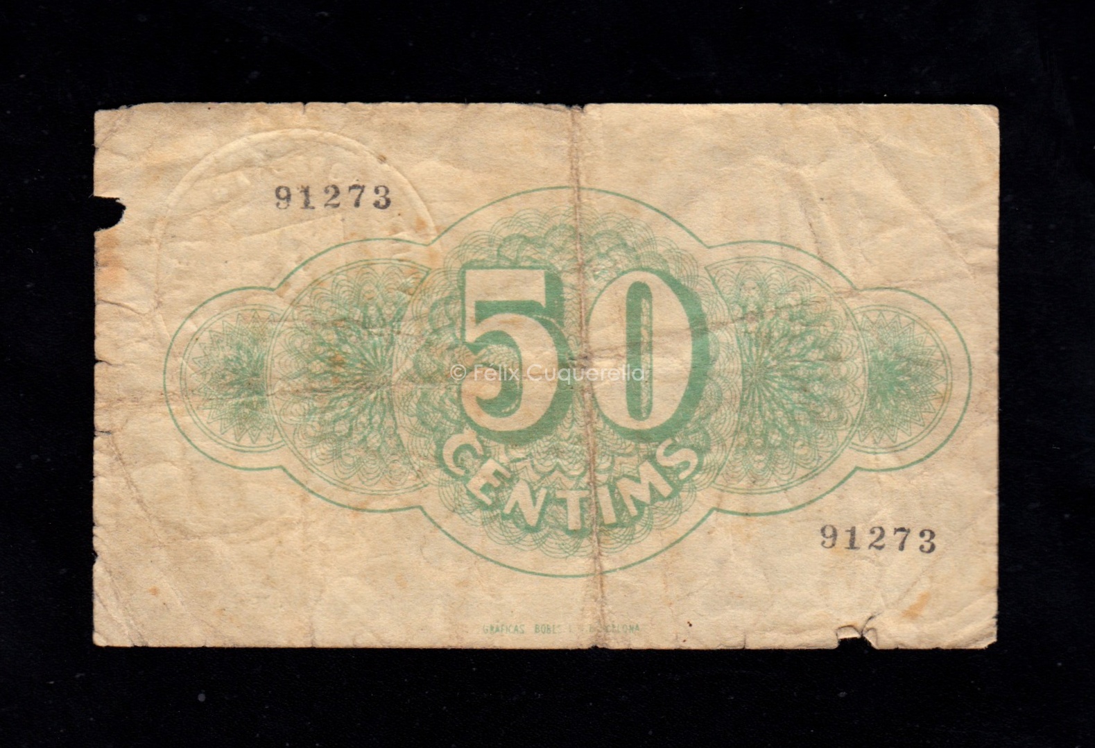 Tortosa (Tarragona), 50 céntimos 1937, B/C Tortosa (Tarragona), 50 céntimos 1937, B/C