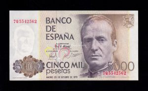 5000 pesetas 1979, serie 7Q, S/C-