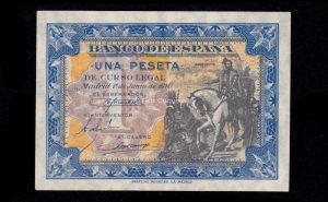 1 Peseta Junio 1940, serie C, S/C