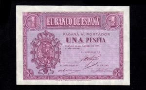 1 Peseta 1937, serie E, S/C