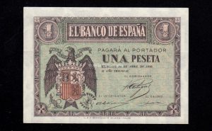 1 Peseta Abril 1938, serie C, S/C