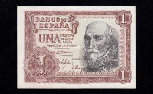 1 Peseta 1953, serie S, S/C