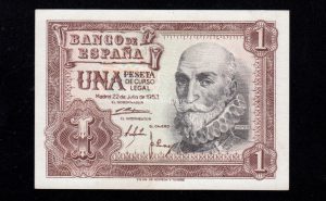 1 Peseta 1953, serie L, S/C