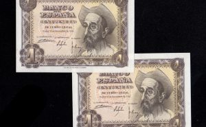 Pareja correlativa 1 Peseta 1951, serie A, S/C-