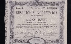 100 Reales Tour de Peilz 1870, EBC+