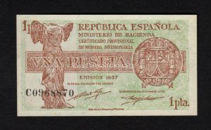 1 peseta 1937, serie C, S/C
