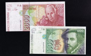 2 ERRORES , 1000 Pesetas 1992 y 2000 Pesetas 1992 (1995)