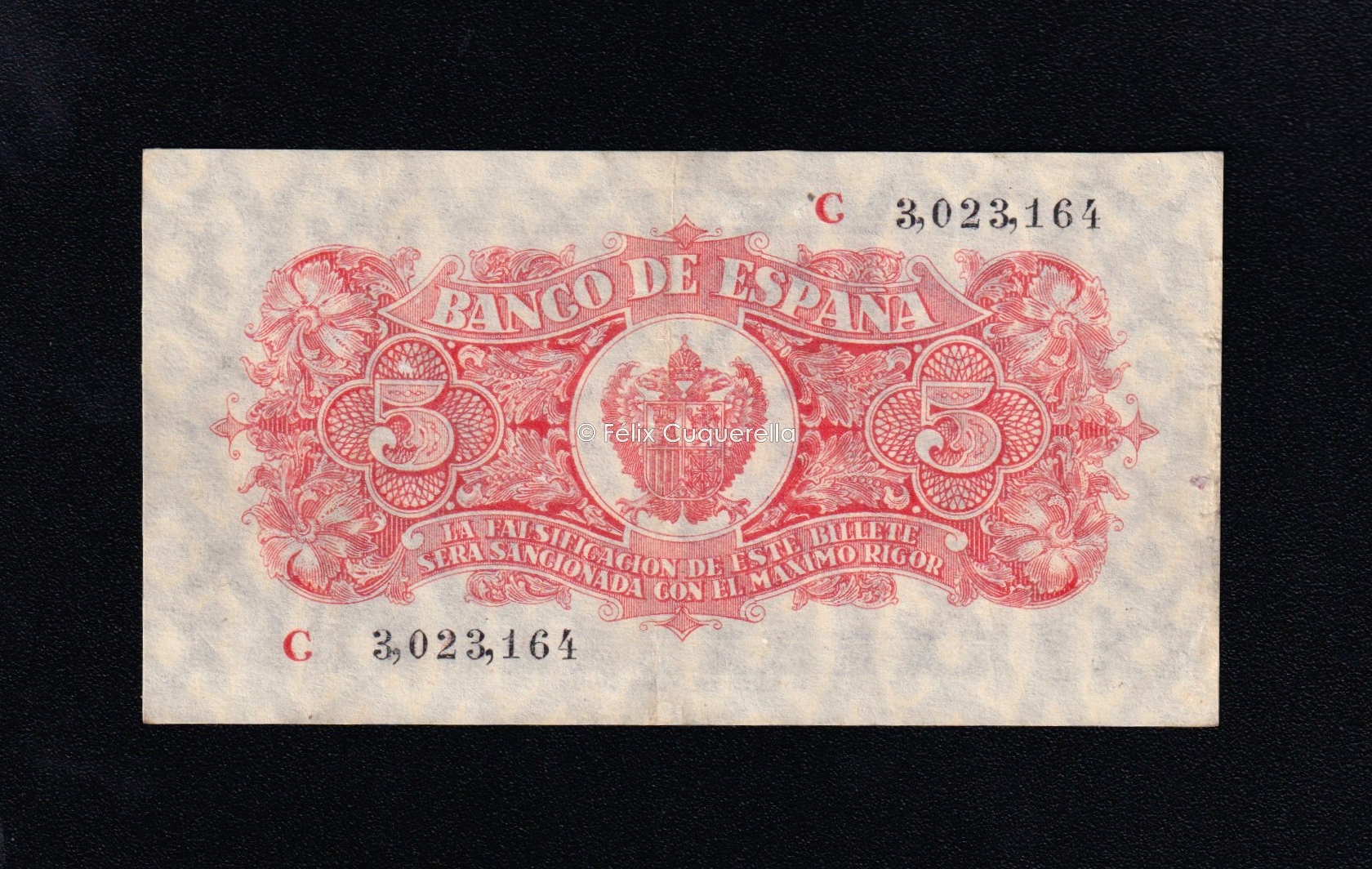 5 pesetas 1937, serie C, EBC- 5 pesetas 1937, serie C, EBC-